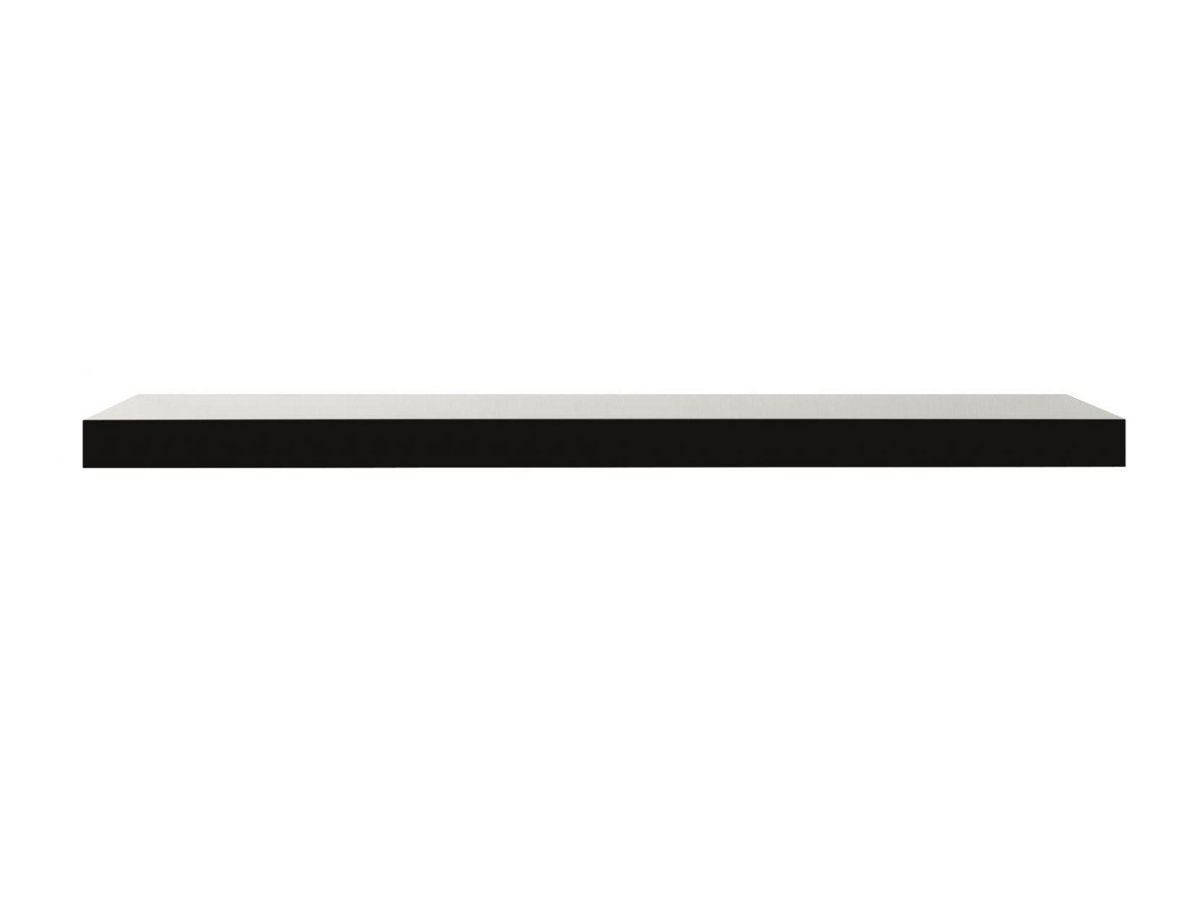 Wandboard Schwarz hochglanz 80 cm - SHELVY