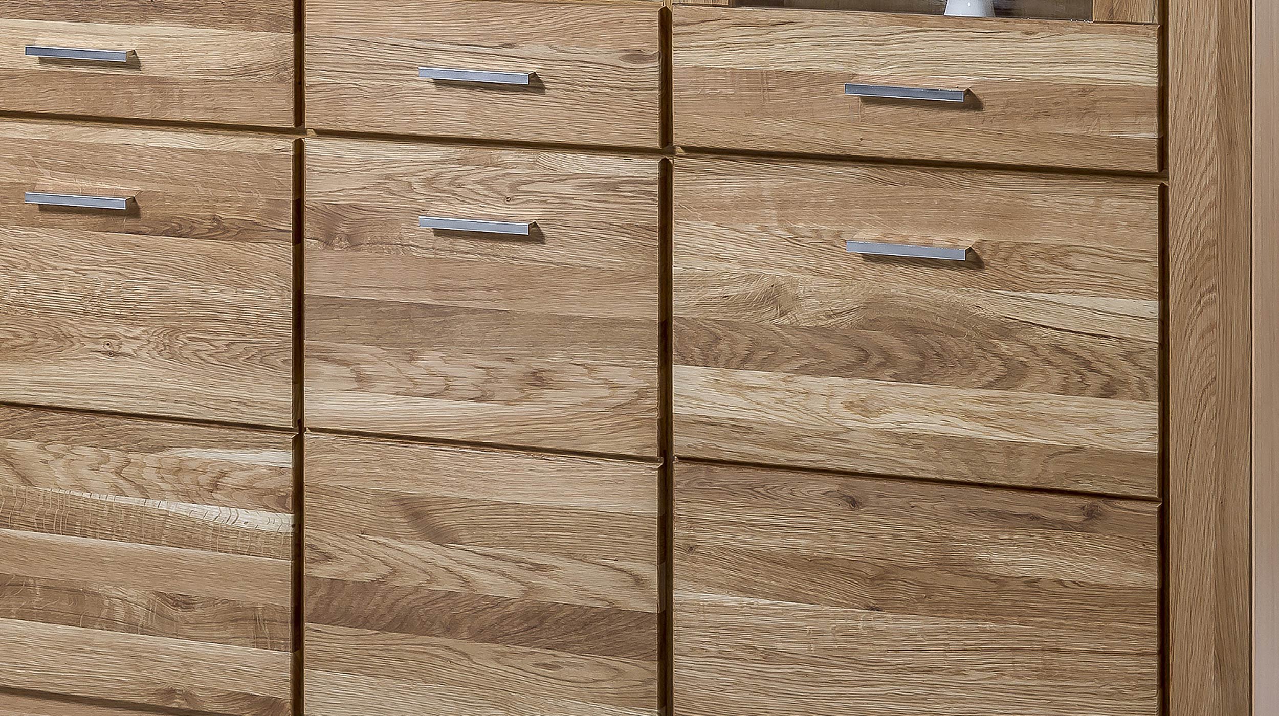 Highboard Wildeiche teilmassiv geölt 159 cm - FREYJA