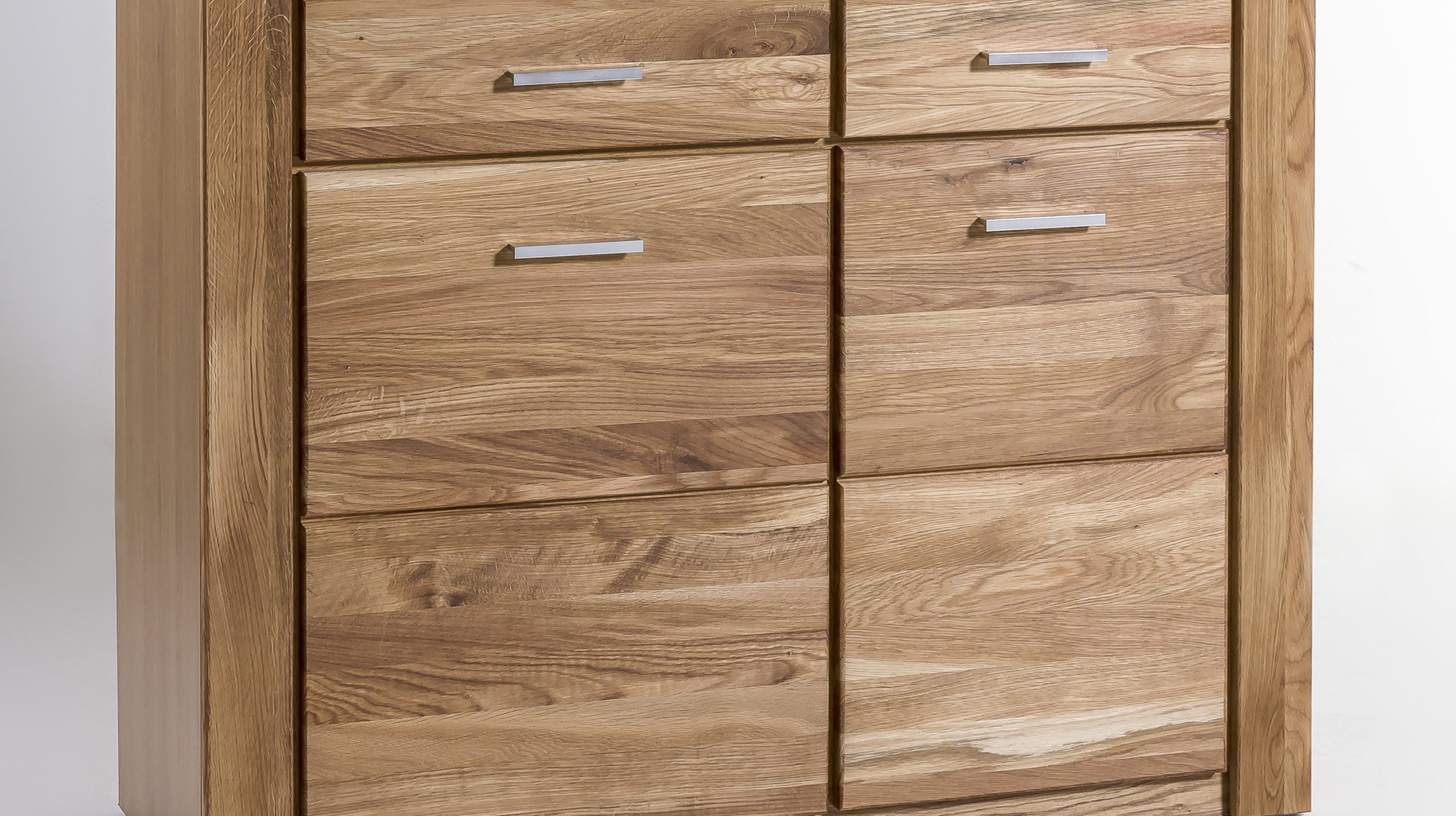 Highboard Wildeiche teilmassiv geölt 108 cm - FREYJA