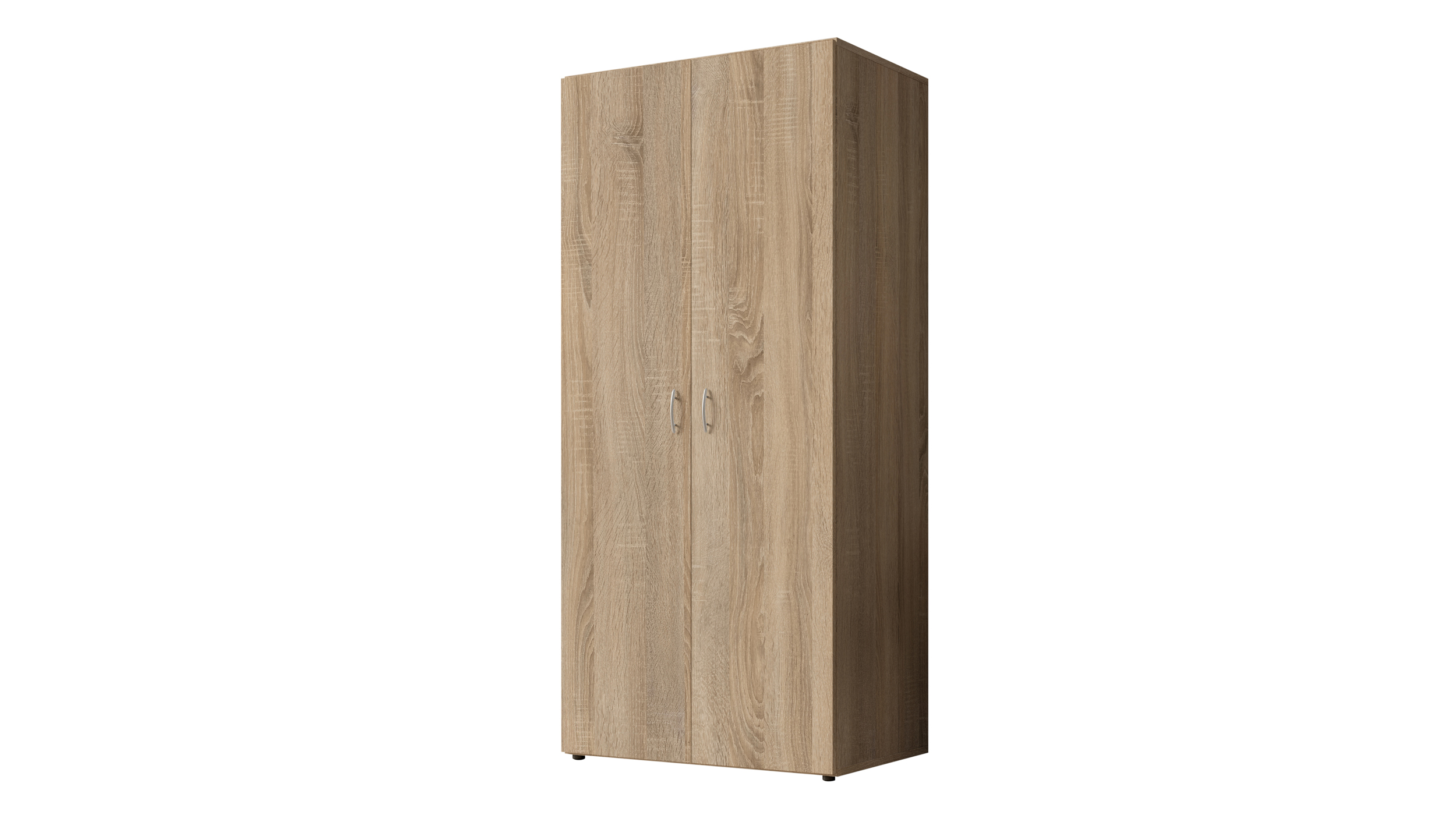 Kleiderschrank Sonoma Eiche - 80 cm - 2-türig - BASE