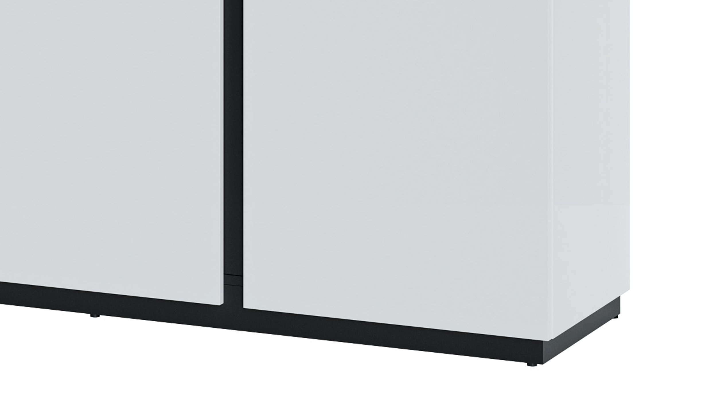 Sideboard alpinweiß - Catania Eiche 209 cm - NOVENA