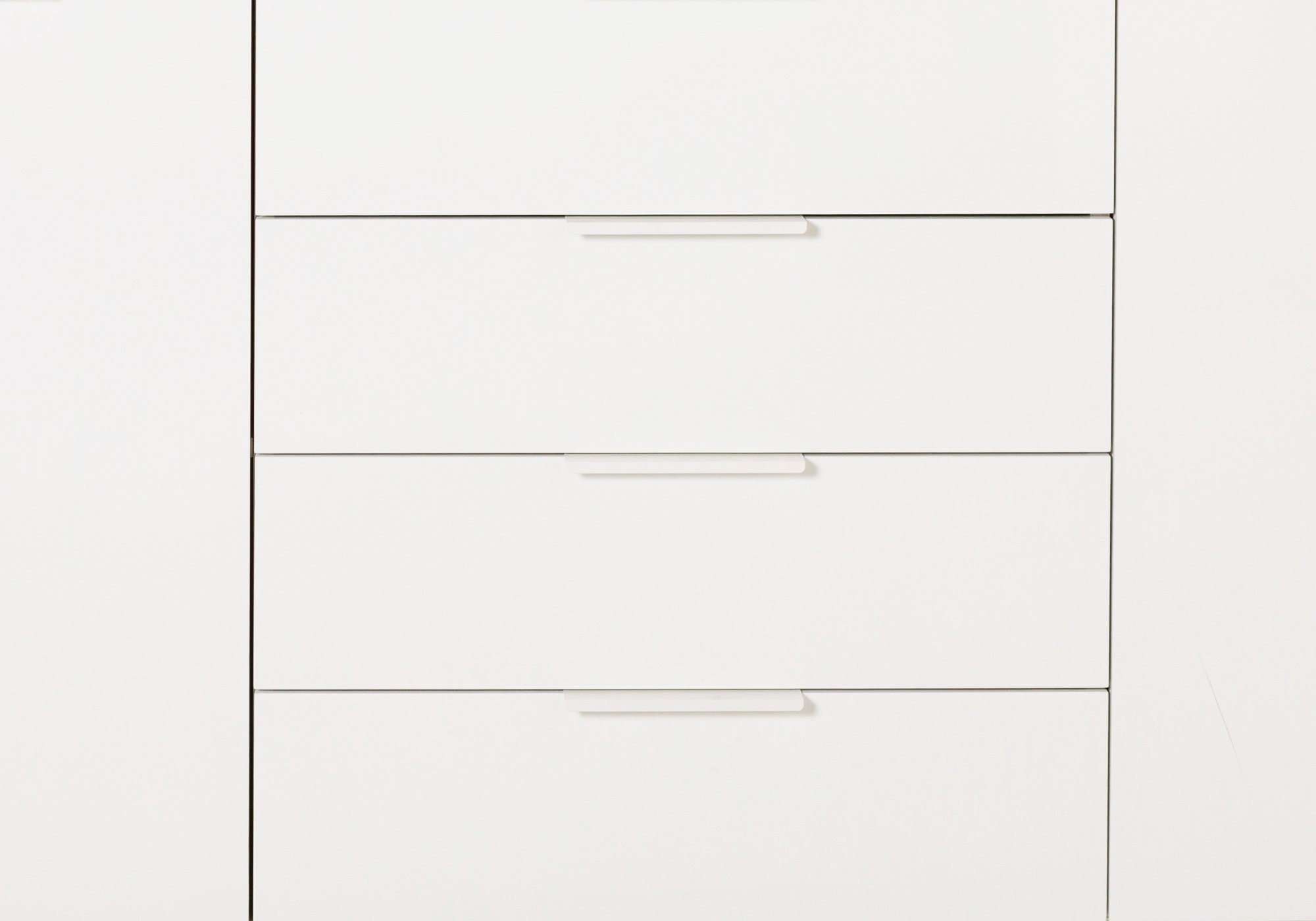 Sideboard Artisan Eiche - weiß hochglanz 171 cm - MUNDI