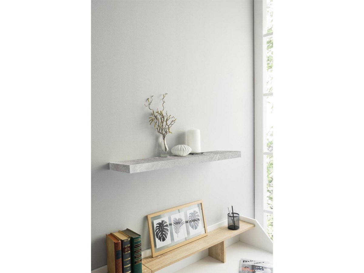 Wandboard Betonoptik 80 cm - SHELVY