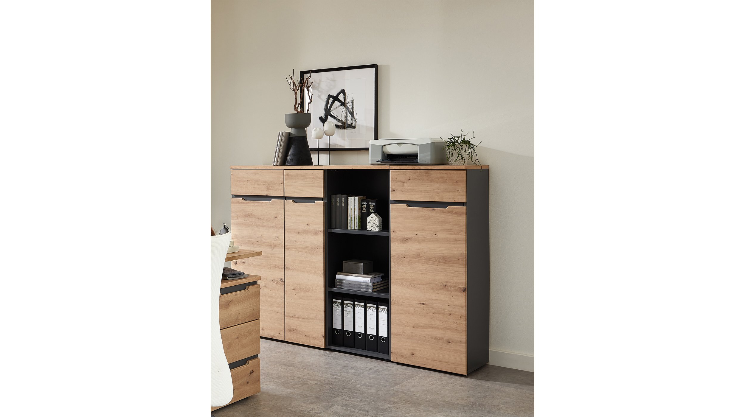 Mehrzweckschrank Artisan Eiche 45 x 122 cm - MEMPHIS